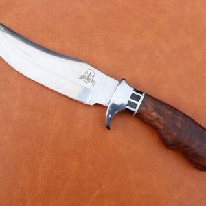 Forged D2 steel Hunting knife Rosewood handle