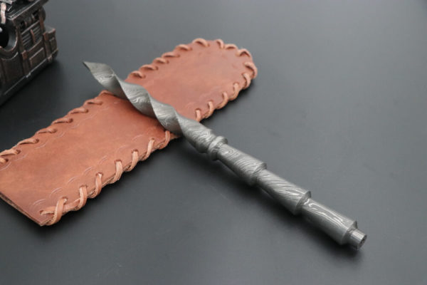 Tri Dagger knife Damascus Steel