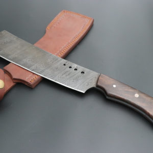 Damascus Steel chef knife cleaver