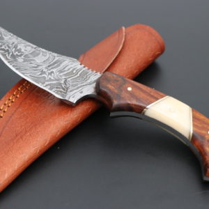 Rosewood handle skinning knives