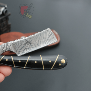Damascus Steel Shaver knife